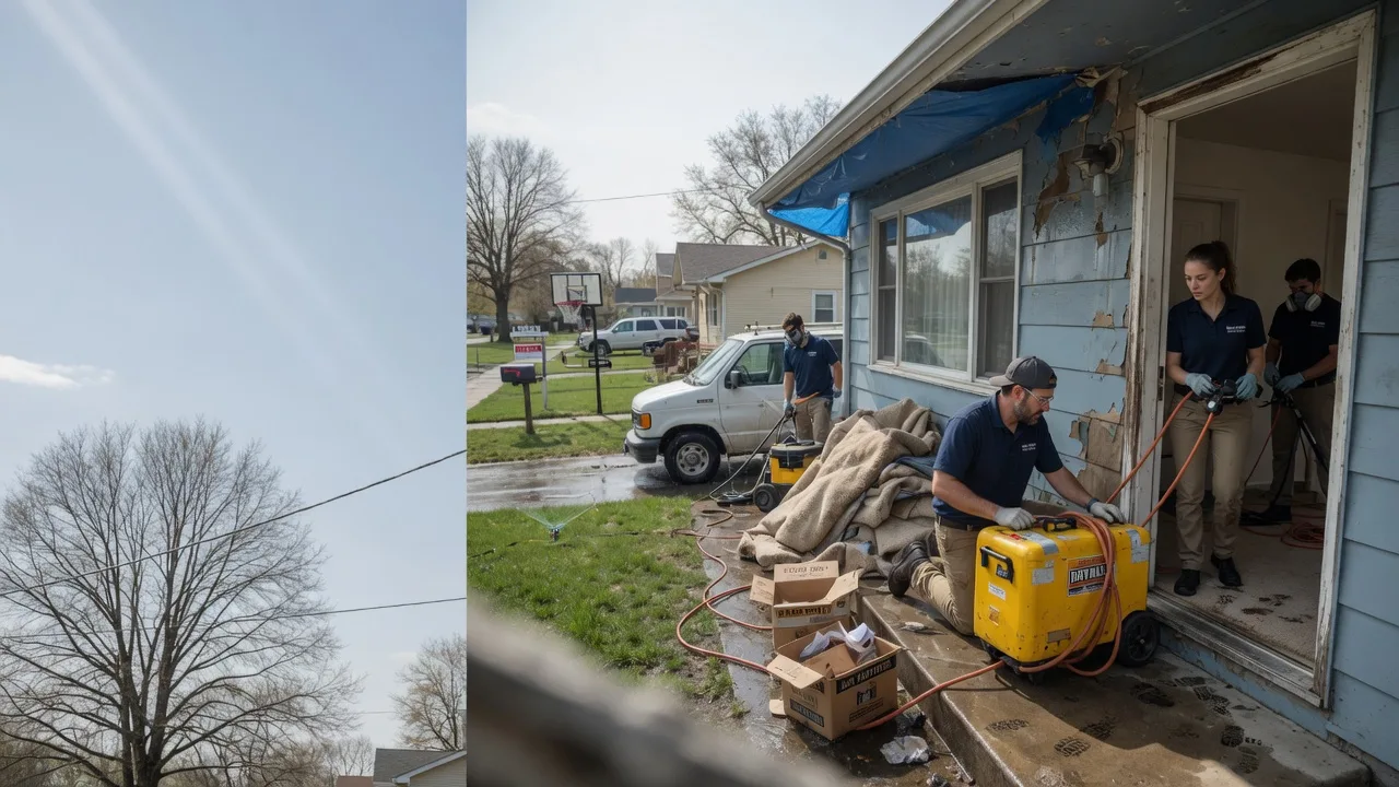 Basement Flood Cleanup in Lumberport, WV near me
